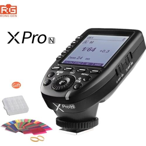 Godox XPro-N 2.4G Wireless X-System E-TTL II HSS Flash Trigger Transmitter LCD Screen for Nikon DSLR Camera
