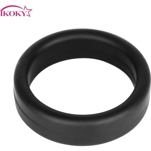 IKOKY Penis Ring Cock Ring Delay Ejaculation Sex Toys for Men Dildo Extender Elastic Adult Products