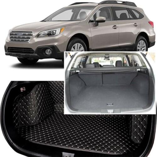 Full Covered Seat Pad Cargo Box Trunk Floor Mat Carpet Liner For Subaru Outback 2012-2014