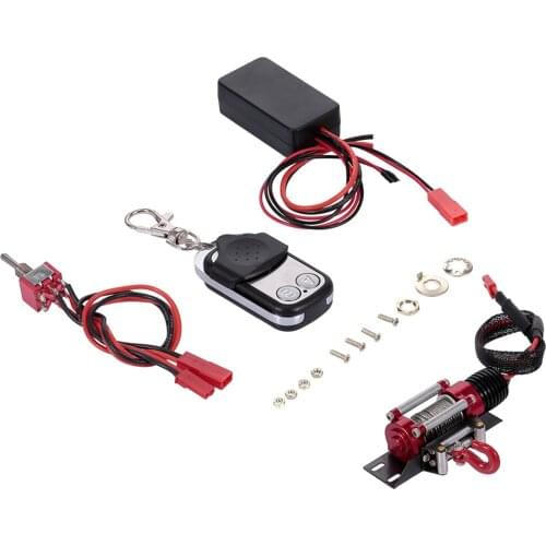 RC Car Winch Metal Winch RC Car Upgrade Parts for 1/10 D90 SCX10 TRX4 Accessory