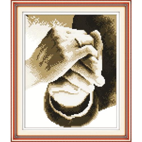 Hold your hand in hand love 11CT counted printed on canvas DMC Cross Stitch kits 18CT 14CT needlework Set DIY embroidery plus