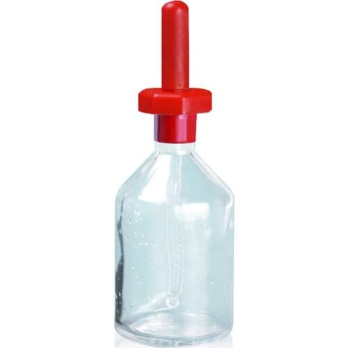 60ml New Clear Glass Dropper Bottle Drop Reagent Vase Laboratory Glassware