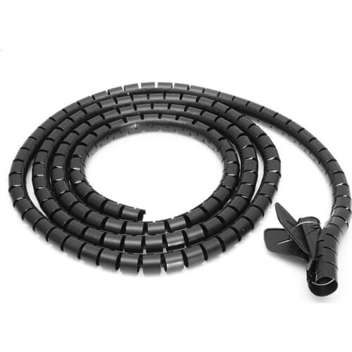 3M 25mm Spiral Wire Organizer Wrap Tube Flame retardant colorful spiral bands diameter Cable casing Cable Sleeves Winding pipe