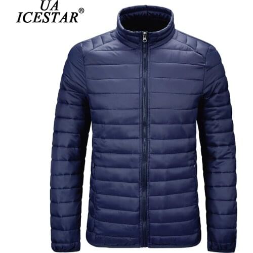 UAICESTAR Winter Windproof Warm Parkas Mens Jacket Coat Solid Color Thicken Jackets Men Brand 2021 New Fashion Casual Men Parka