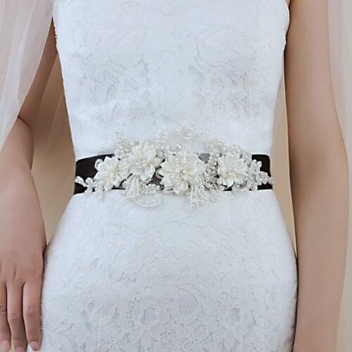 Fashion Belt Bridal Belt Crystal Beads Belt for Wedding Dress Belt Rhinestone Bridal Belt Silver Diamond Belt