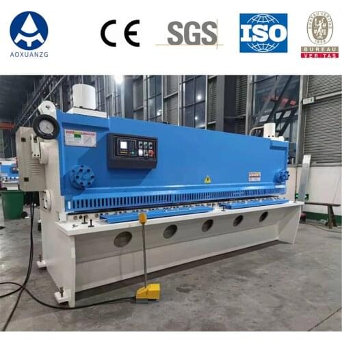 QC11K-8x2500 Sheet Metal Cutting Hydraulic Guillotine Shearing Machine With E21S