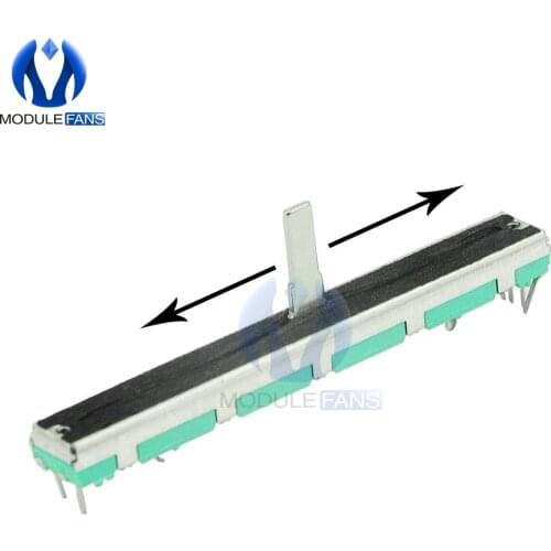 Potentiometer Resistor B103 10K Ohm Double 10K B10K SC6080GH Slide Adjustment Double Rotary Carbon Film