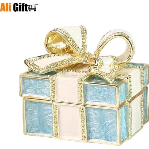Japan Piearth Princess Jewelry Box Bow Box Creative European Jewelry Storage Box Portable Case for Jewelry Gift Box