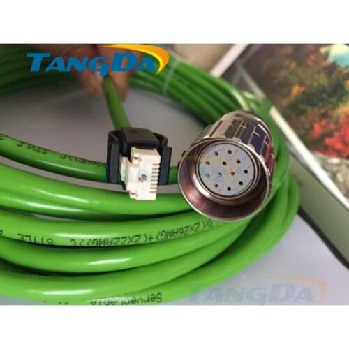 Tangda Servo motor code line series connection wire Cable 5 meters VW3M8102R30 VW3M8102R100 LXM32