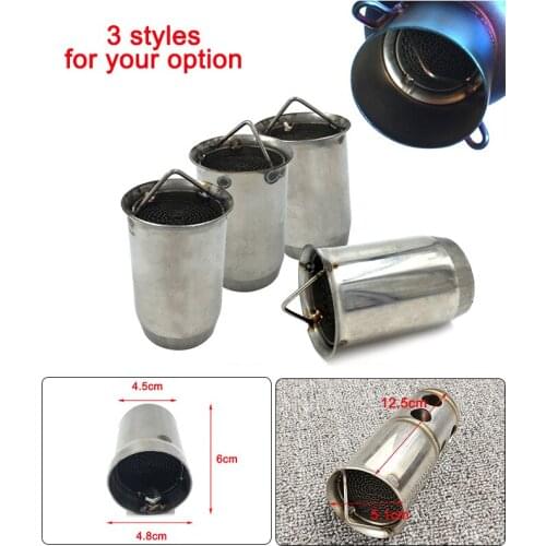 Universal Catalyst Silencer Muffler Exhaust Front Mid End Silencer DB Killer Noise Sound Eliminator Reduce emissions and noises