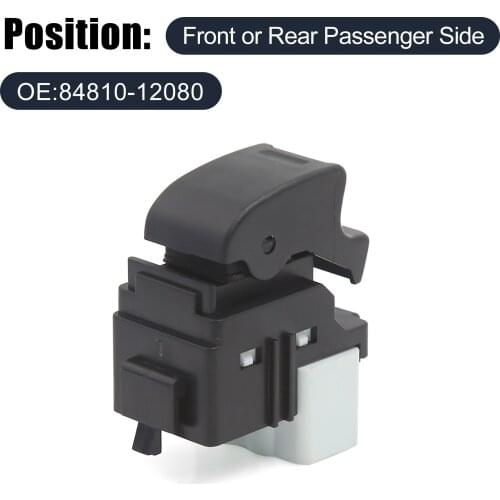 X Autohaux Front Passenger Side Rear Door Power Car Window Master Switch 84810-12080 AM-27126770 For Toyota For Camry For RAV4