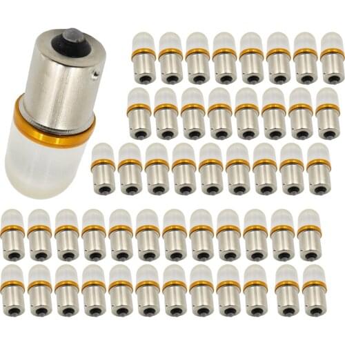 YSY 50pcs BA15S 1156 BAY15D 1157 T20 7443 7440 2835 9smd LED light bulbs silicone Car LED Lights Turn Side Lamp brake lights 12V