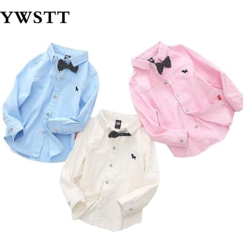 Школьные рубашки для мальчиков Ywstt China At AliExpress