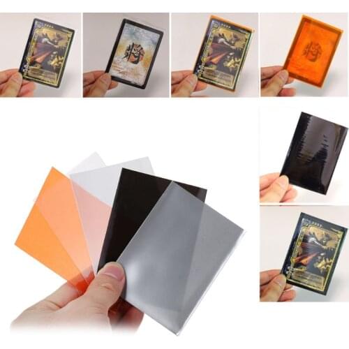 100pcs Colorful Back Card Sleeves Magic Board Game Tarot Oracle Card Three Kingdoms Poker Cards Protector Protector Magic Card