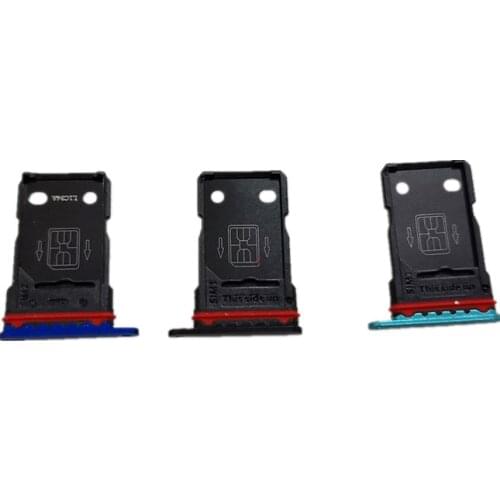 8Pro Sim Cards Adapters For Oneplus 8 Pro One Plus Dual Tray Socket Slot Holder Chip Drawer Replace Repair Housing Parts