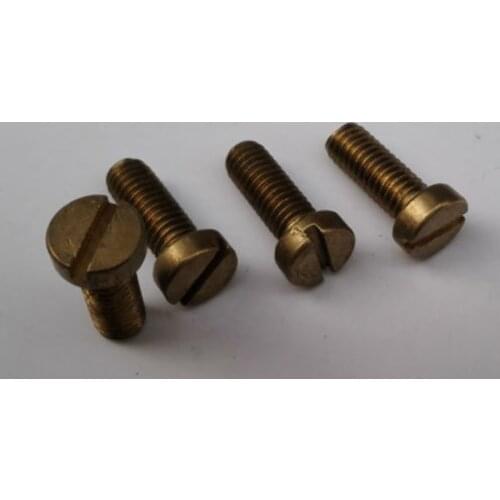 M1.6 M2 M3 Sloted Screw Cylindrical head Bolts Brass Stigma Screw Size 3mm-22mm