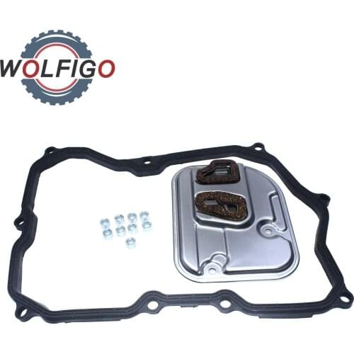 WOLFIGO Automatic Transmission Filter Gasket Kit For VW Tiguan CC Passat Audi Q3 2006-2018 09M321370A 09M325429 G055025A2