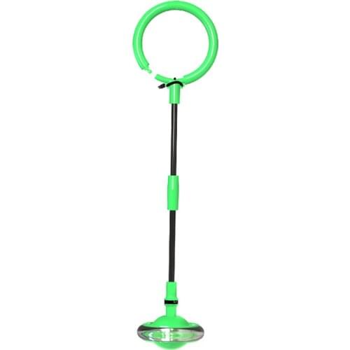 Hot Selling LED Toy Flashing Jumping Ring Colorful Ankle Skip Circle Foldable Swing Ball for Children
