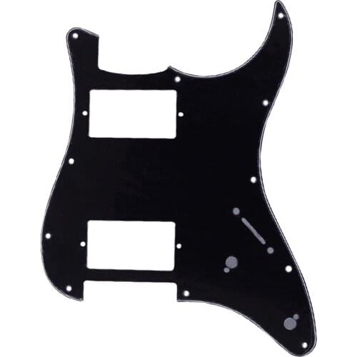 Pickguard Guitar Pickguard Humbucking Pickup For ST / SQ / SS Guitar, Black