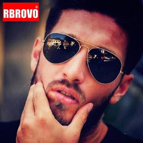 RBROVO 2021 Oval Retro Sunglasses Men Luxury Glasses Men Vintage Eyeglasses for Men/Women Brand Designer Gafas De Sol Mujer