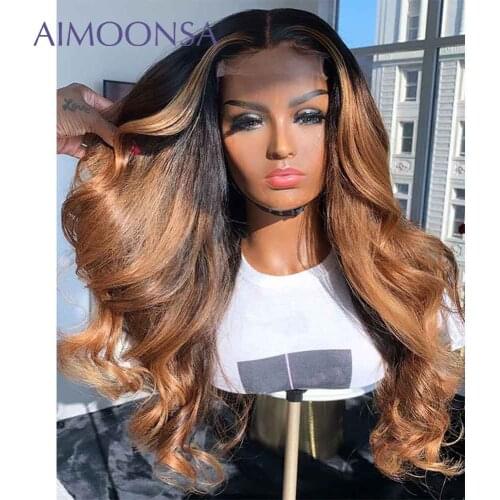 1b 30 Lace Front Human Hair Wigs Honey Blonde Wig 13x4 Lace Frontal Wig Human Hair Blonde Frontal Wig Body Wave 150% Remy Hair