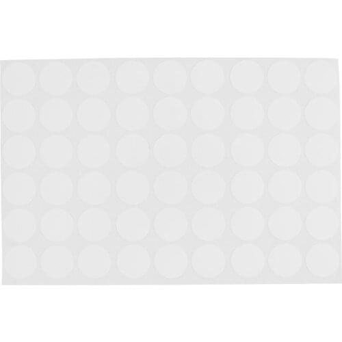 BMBY-Wardrobe Cupboard Self-adhesive Screw Covers Caps Stickers 54 in 1 White