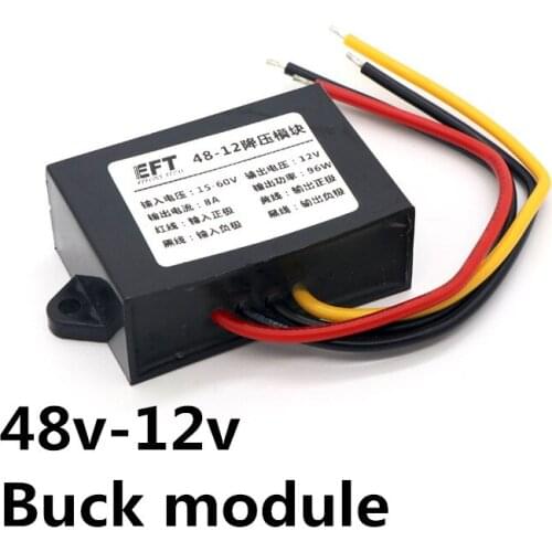 DIY agricultural plant protection drone 24V to 12V, 6A, 48V to 12V, 8A step-down module / pump power supply