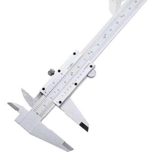 Vernier Caliper 6" 0-150mm/0.05mm 0.008inch Metal Calipers Gauge Micrometer Pie De Rey Paquimetro Measuring Tools