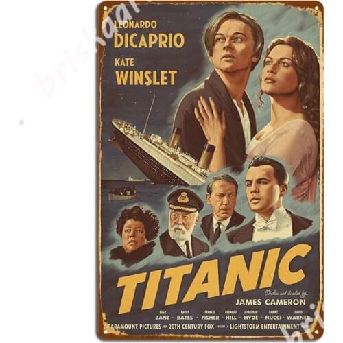 Titanic Metal Signs Plates Custom Club Cave pub Tin sign Posters