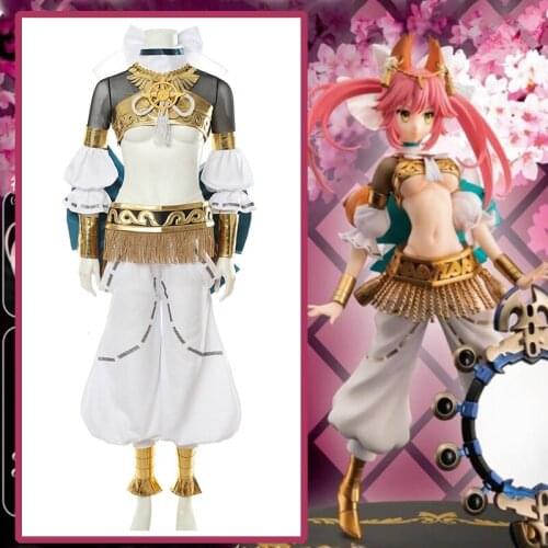 Game Fate EXTRA CCC Fate Grand Order FGO Cosplay Costume Tamamo no Mae Cosplay Costumes Women Anime Comic Sexy Costumes Dresses