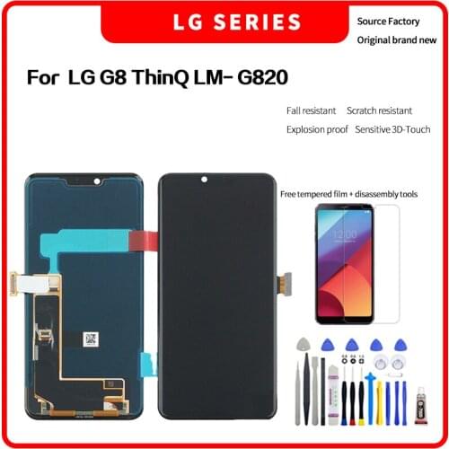 For LG G8 ThinQ G820QM LCD For G8 ThinQ Display LCD Screen Touch Digitizer Assembly LG G8 LMG820QM7 LM-G820UMB Lcd with tools