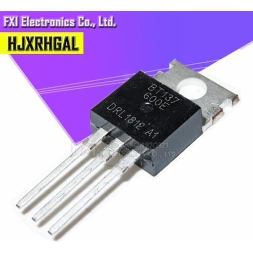 10pcs BT137-600E BT137-600 TO220 TO-220 BT137 Triacs sensitive gate 8A/600V New original
