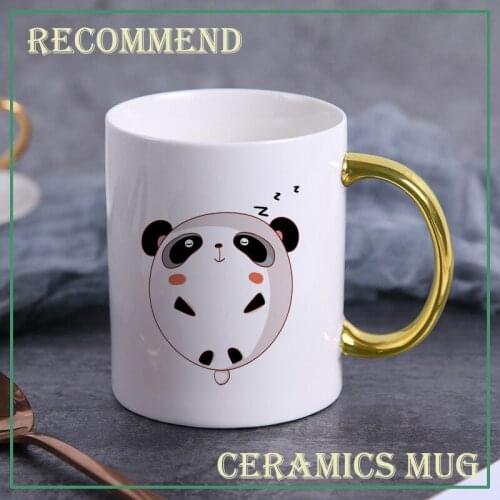 11oz Cartoon animal Ceramic mug Drinkware Coffee Tea Cups Novelty Gifts coffee Mugs milk cup Drinkware KTDW-065