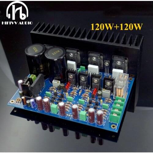 120VA *2 amplifier kits IRFP240 IRFP9240 Full symmetrical double difference FET power amp board
