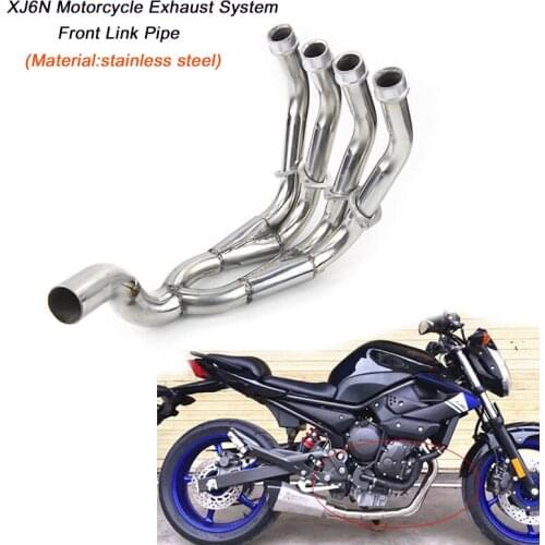 51MM Motorcycle Front Pipe Stainless Steel Silencer System for Yamaha XJ6N 2009 2010 2011 2012 2013 2014 2015 2016 2017 2018