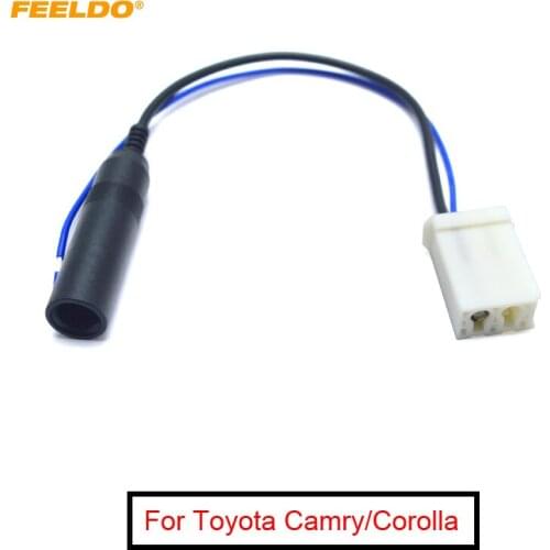 FEELDO 1Pc Car Radio Antenna Adapter for TOYOTA Connector Wire Cable Harness Installation #AM4795