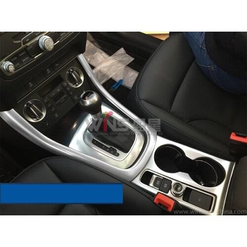Accessories For Audi Q3 2013-2016 Interior Moulding Gear Box Trim and Water Cup Holder Cover Car Styling