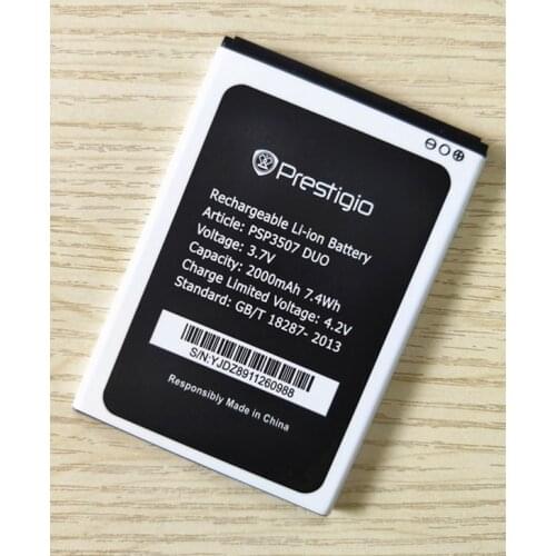 B-TAIHENG NEW 2000mAh PSP3527 DUO Battery for Prestigio Wize NK3 PSP3527 DUO PSP 3527 PSP3507 DUO Cellphone