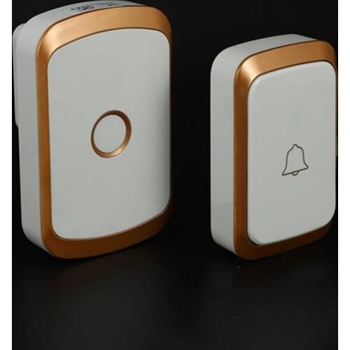 Wireless Doorbell Smart Digital Waterproof Push Button Doorbell 36 Melody 4 Volume Cordless Door Ring Us Plug Ac 110-220V