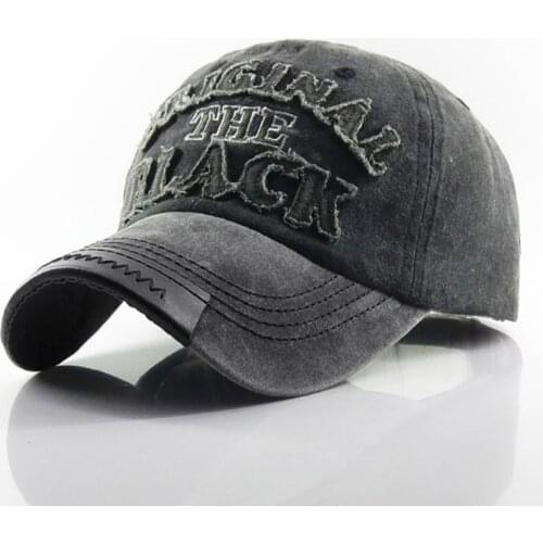 Hot Retro Baseball Cap Letter Snapback Caps For Men Washed Cotton Casual Casquette Women Fitted Hat Bone gorra hombre