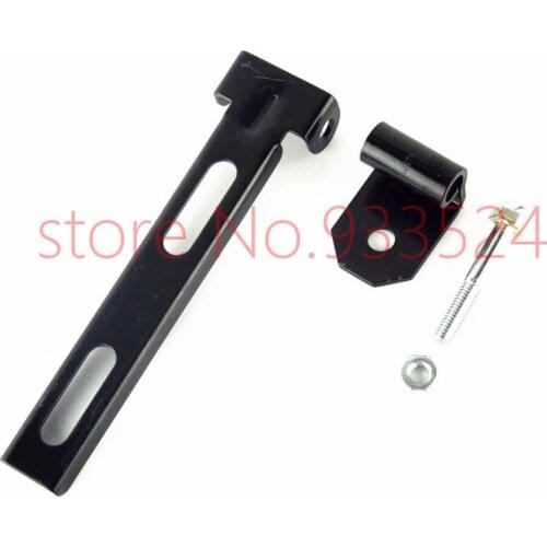 Black Solo Seat Mount Kit Front Bar w/ Swivel Bracket For Harley Dyna Electra Glide Fatboy Chopper Bobber