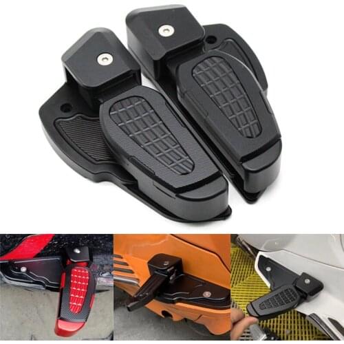 CNC Foldable Foot Pedal for Vespa Sprint 125 3Vie Sprint 150 LXV150 S150 Motorcycle Rear Passenger Foot Peg Steps FootBoards