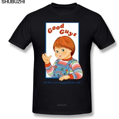 Chucky T Shirt Child S Good Guys Chucky T-Shirt Short Sleeve Mens Tee Shirt Oversized Streetwear Printed Cotton Tshirt sbz8072