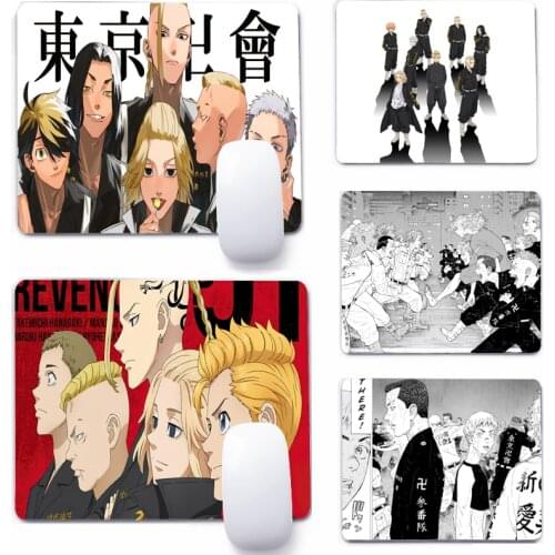 Tokyo Revengers 22x18cm Mouse Pad Computer Small Mouse Non-slip Pad Desktop Keyboard Pad Office Mouse Mat
