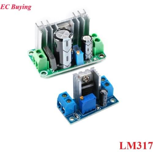 LM317 DC-DC Adjustable Converter Buck Step Down Circuit Board Module Linear Regulator Power Supply with Rectifier Filter LM317T