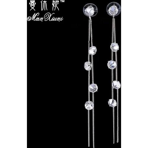 Manxiuni 2018 New boucle d'oreille femme Long Earrings Ball irregular Drop Earrings for Women Fine Jewelry Brincos