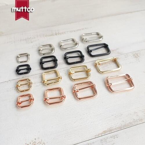 DIY dog collar 25mm metal adjustable buckle 15mm webbing 30mm belt buckle handbag bag pet product 20mm durable adjuster 4 colors