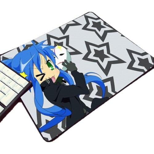 So Cool Cute Anime Girls Izumi Konata Cartoon Popular Character Comic Pattern Mouse Pad Mini Pc Table Rubber Mousepad