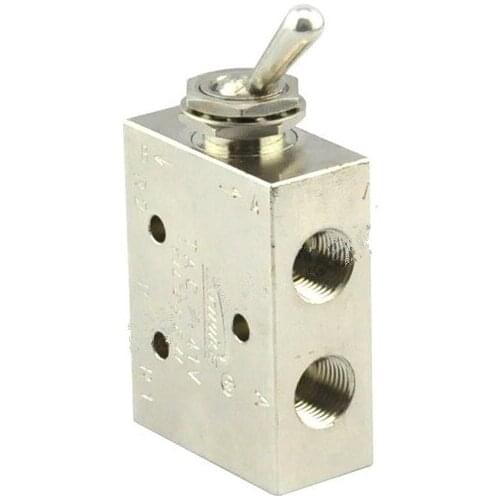 1/8"PT Thread 2 Position 3 Way Rectangle Mechanical Air Pneumatic Valve TAC2-31V
