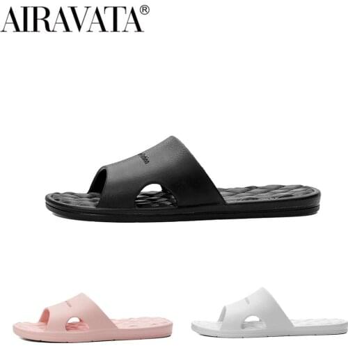 Newbeads Flip-Flops Summer Breathable Couples Indoor Slippers Beach Garden Daily Youth Trend Home Plain Colour Flats Shoes